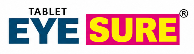 Original supplied EYE SURE brand label